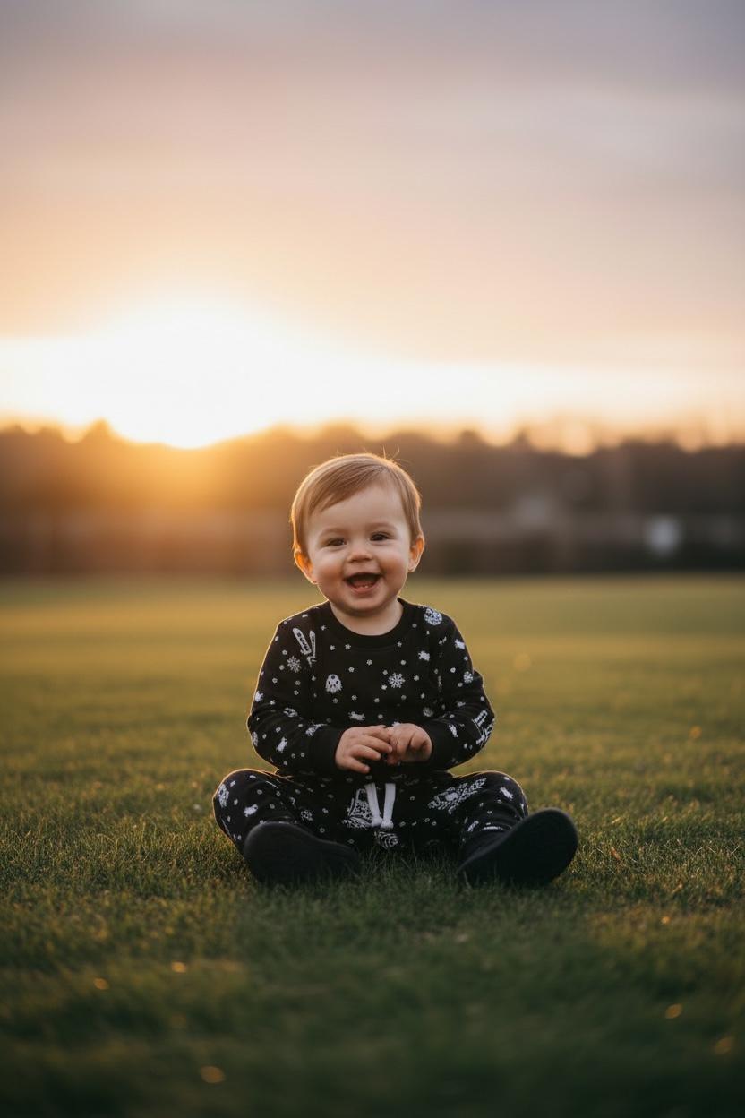 Toddler Boys 2-Piece Outfit – Long Sleeve Sweatshirt & Pants Set for Fall Winter