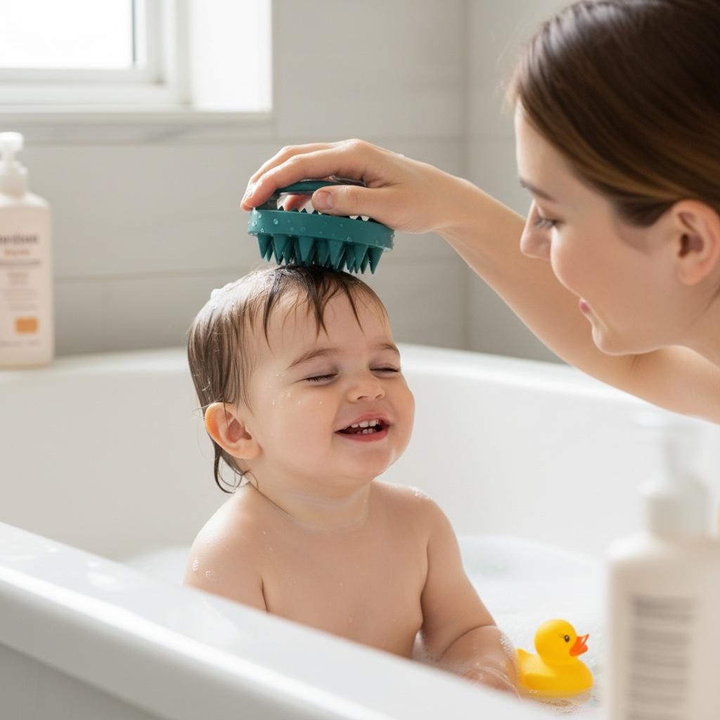 Silicone Scalp Massager Shampoo Brush