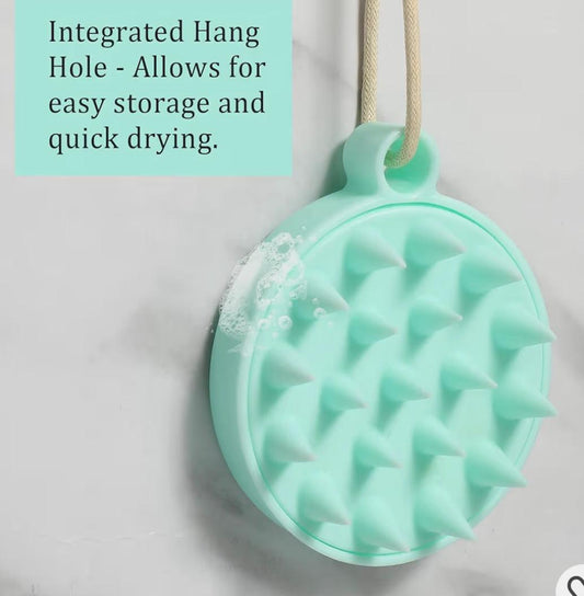 Silicone Scalp Massager Shampoo Brush