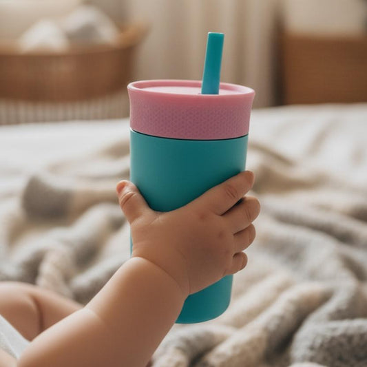 Stainless Steel - Stylish Water Cup with Straw BPA Free